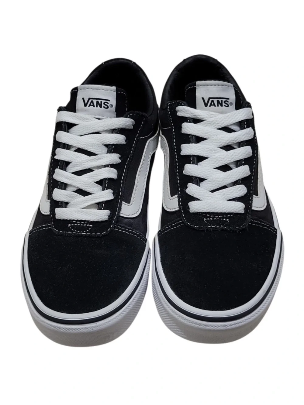 Vans Old Skool Black White Canvas Suede Low-Top Sneakers Skater Box (6.5W)